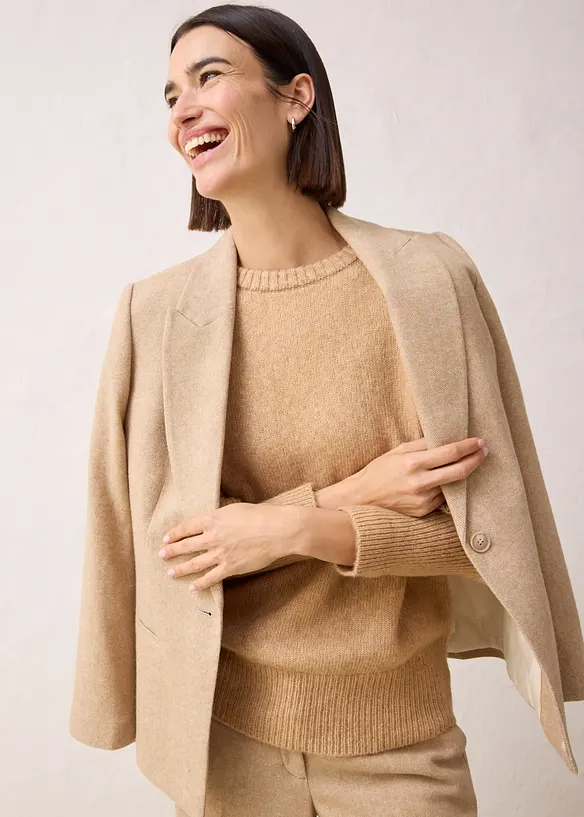 Maglione con percentuale di lana, bonprix