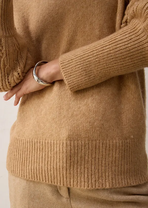 Maglione con percentuale di lana, bonprix