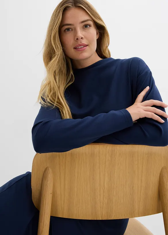 Abito midi in misto viscosa, bonprix