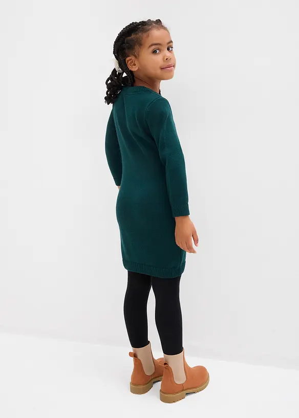 Abito in maglia e borsetta (set 2 pezzi), bonprix