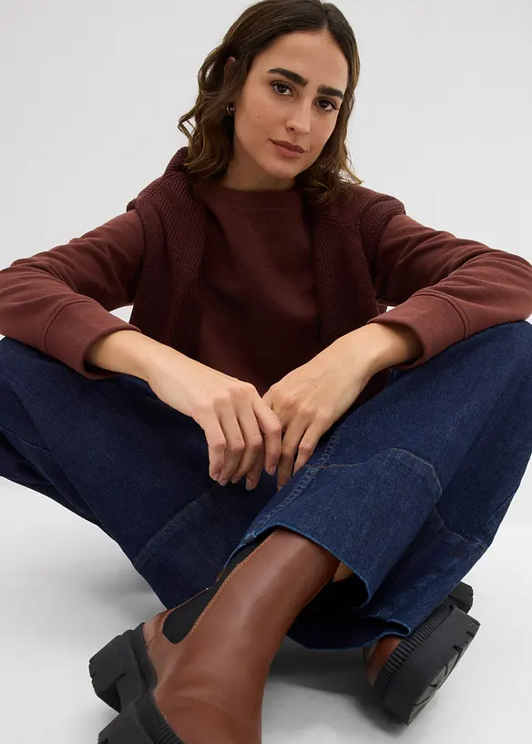 Felpa basic, bonprix