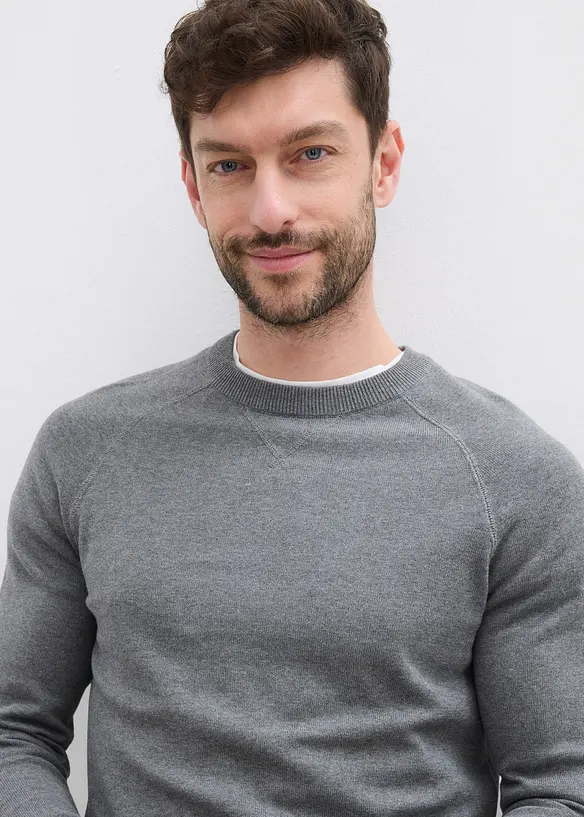 Maglione in filato fine di puro cotone (pacco da 2), bonprix