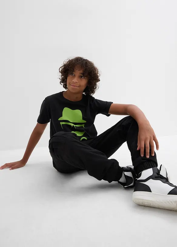 Jeans termici con elastico in vita e fodera in jersey, regular fit, bonprix