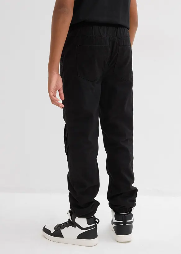 Jeans termici con elastico in vita e fodera in jersey, regular fit, bonprix