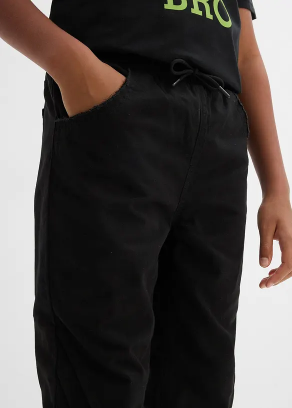 Jeans termici con elastico in vita e fodera in jersey, regular fit, bonprix