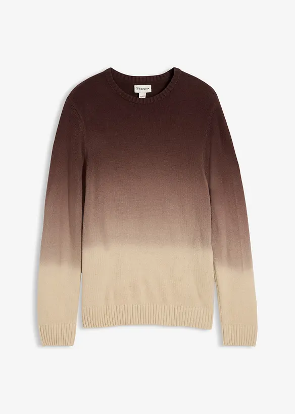 Maglione in filato fine dai colori sfumati, bonprix