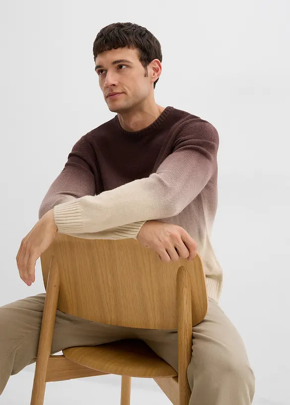 Maglione in filato fine dai colori sfumati, bonprix