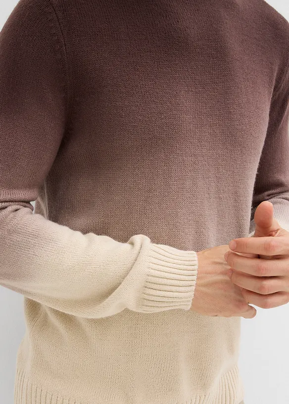 Maglione in filato fine dai colori sfumati, bonprix