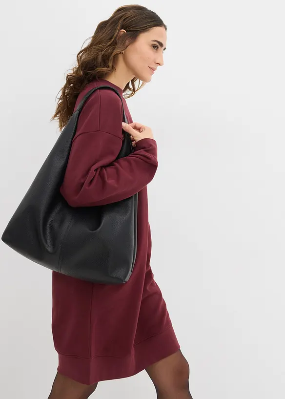 Abito in felpa oversize, bonprix