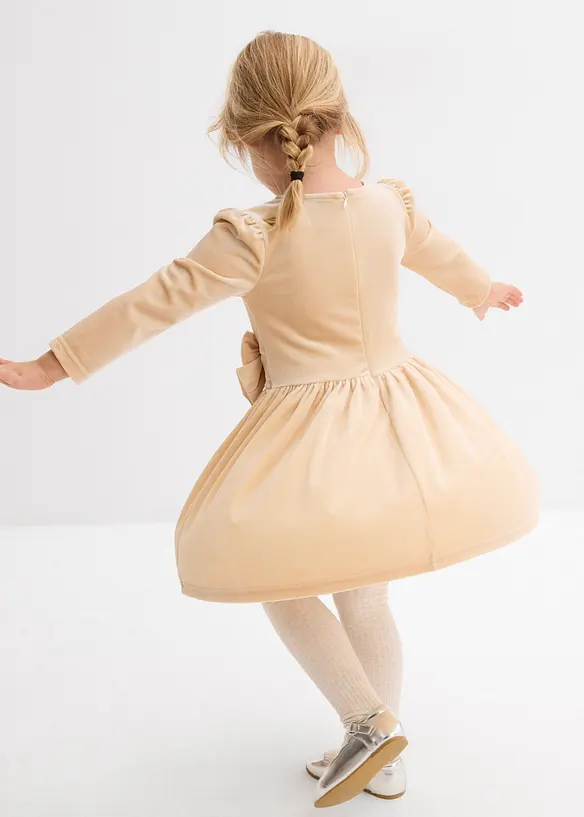 Abito svasato in velluto, bonprix