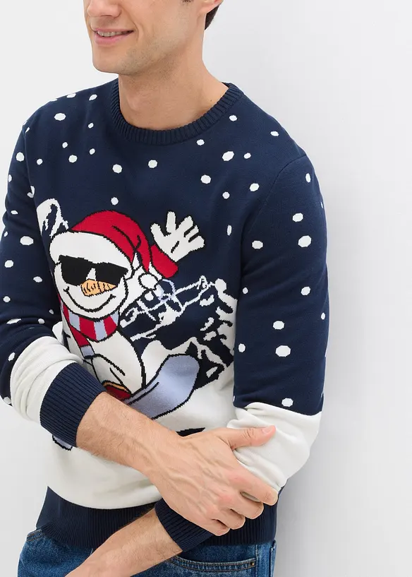 Maglione natalizio con cotone, bonprix