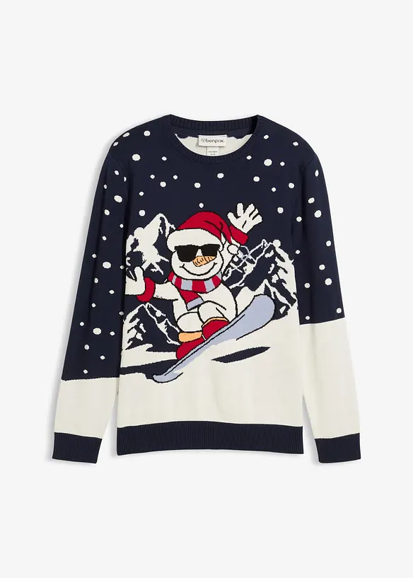 Maglione natalizio con cotone, bonprix