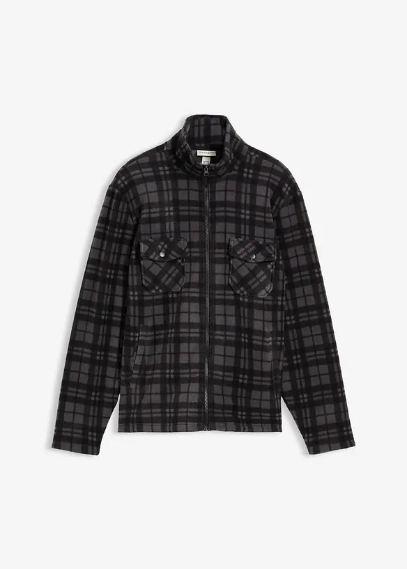 Giacca in pile a collo dritto, bonprix