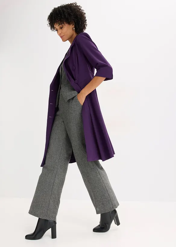 Abito blazer con parte della gonna svasata, bonprix