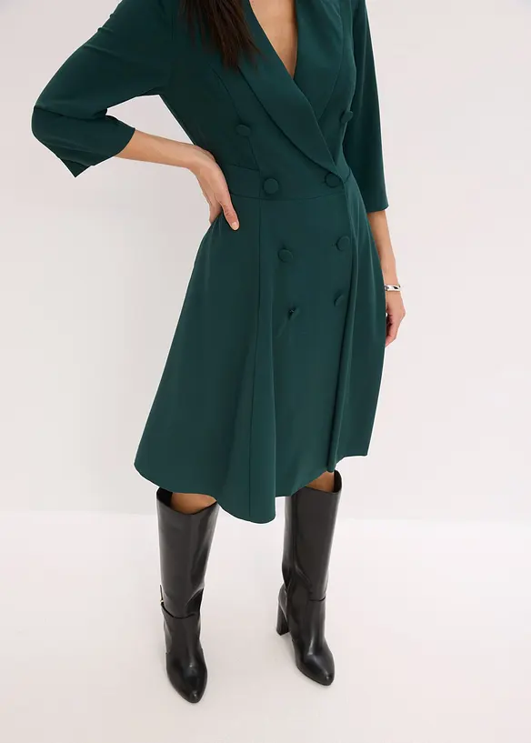 Abito blazer con parte della gonna svasata, bonprix