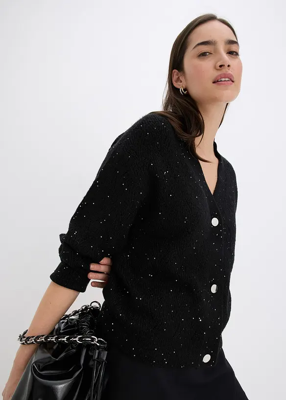 Cardigan traforato, bonprix