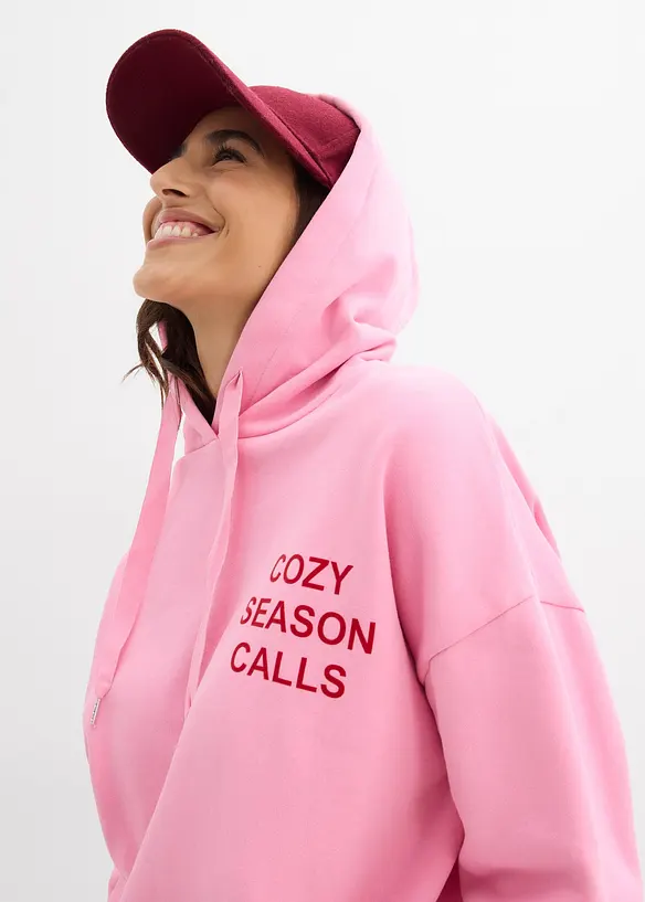 Felpa oversize in puro cotone, bonprix