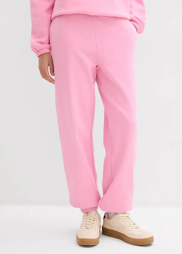 Pantaloni in felpa di puro cotone, bonprix