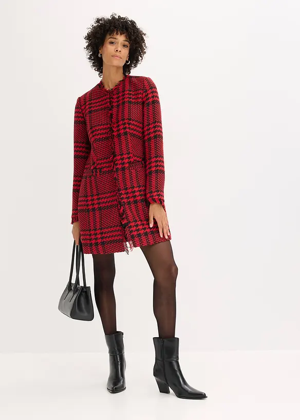 Blazer lungo in bouclé, bonprix