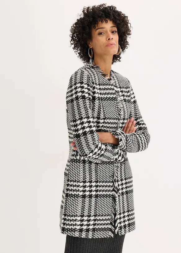 Blazer lungo in bouclé, bonprix