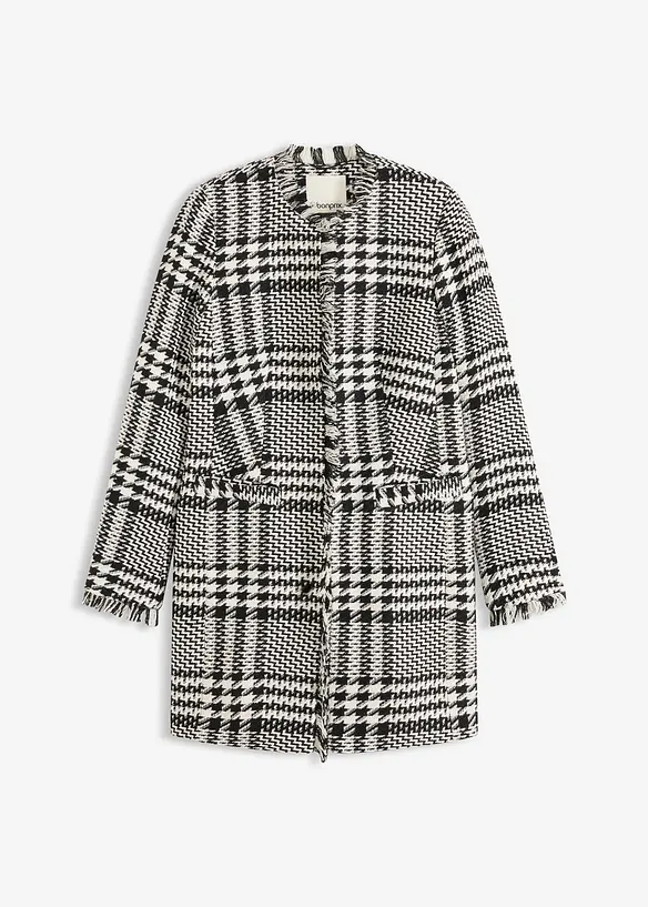 Blazer lungo in bouclé, bonprix