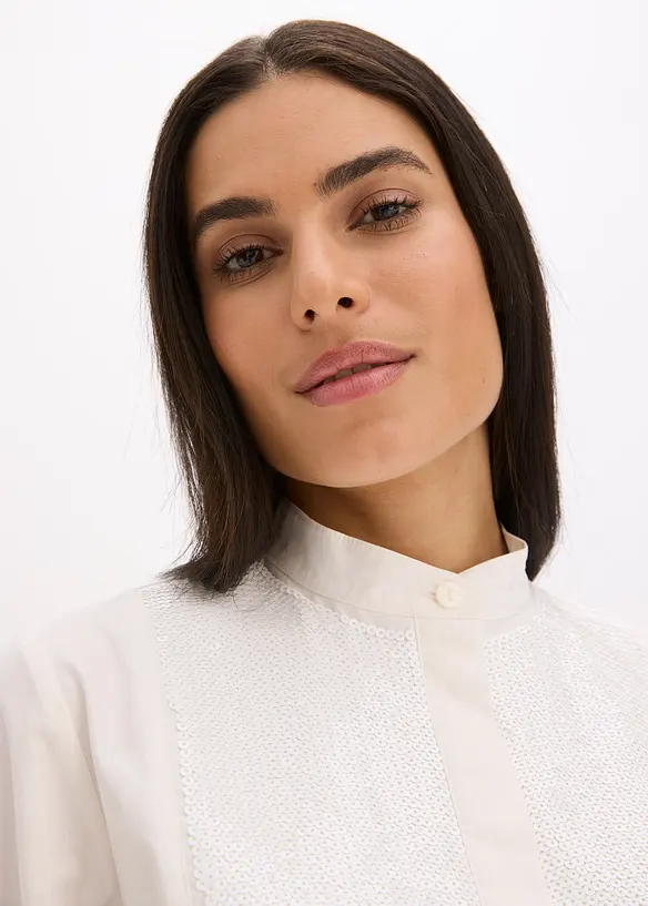 Tunica con paillettes, bonprix