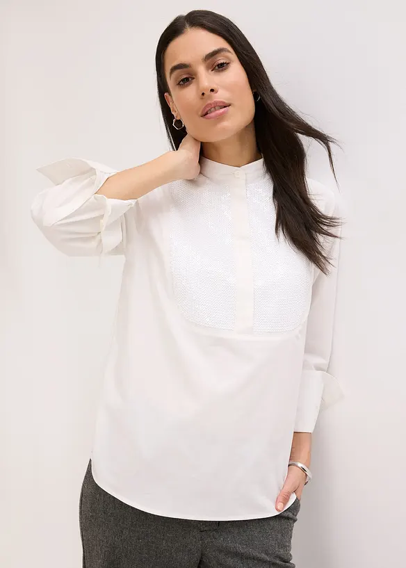 Tunica con paillettes, bonprix