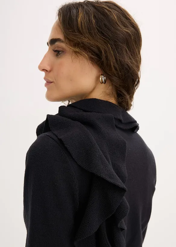 Maglione in filato fine di misto viscosa fluente, bonprix