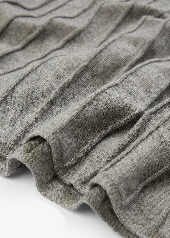 Gonna di maglia con lana merino, bonprix