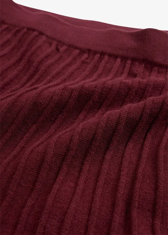 Gonna di maglia con lana merino, bonprix