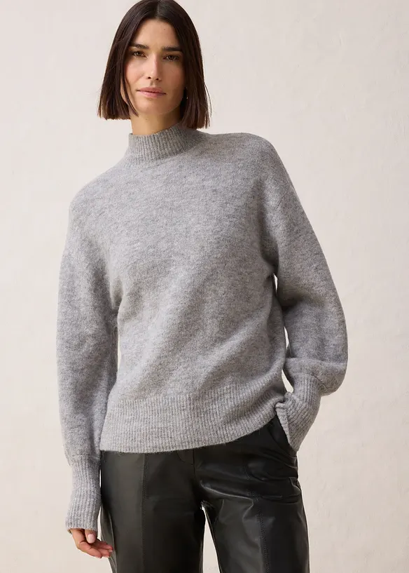 Maglione in lana con alpaca, bonprix
