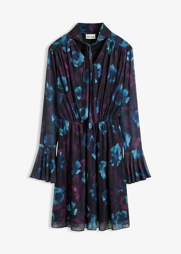 Abito in mesh morbido, bonprix