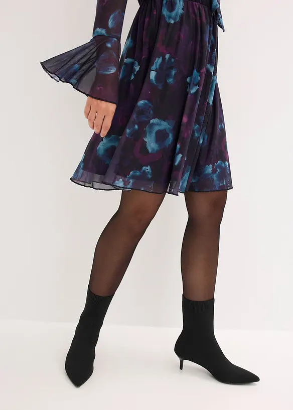 Abito in mesh morbido, bonprix