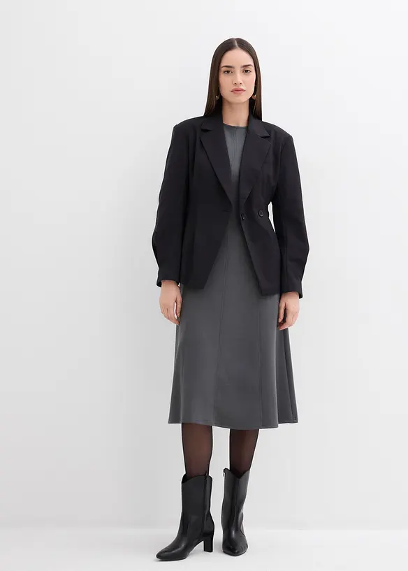 Abito in jersey di misto viscosa fluente, bonprix