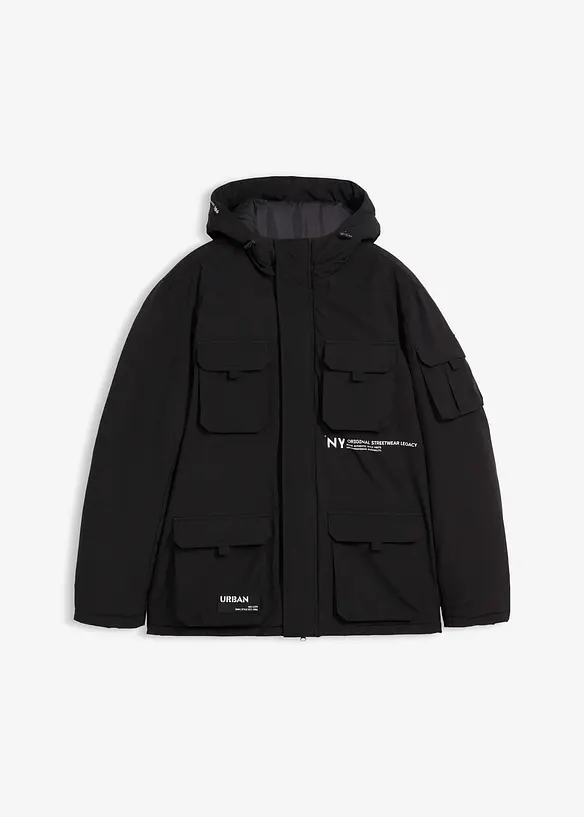 Giacca imbottita con dettagli sportivi, bonprix