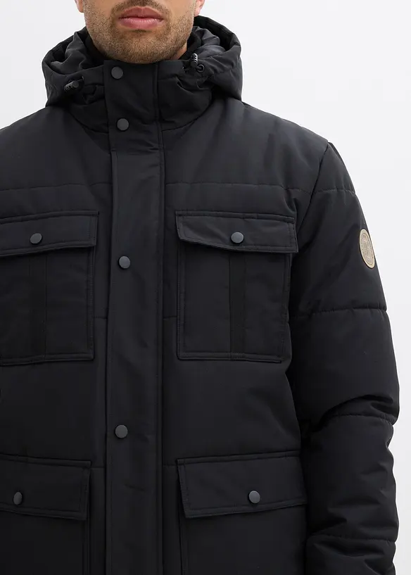 Parka tecnico imbottito impermeabile, bonprix