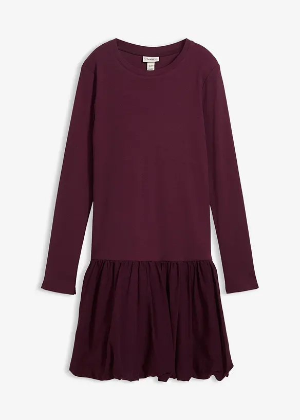 Abito in maglina con gonna a palloncino, bonprix