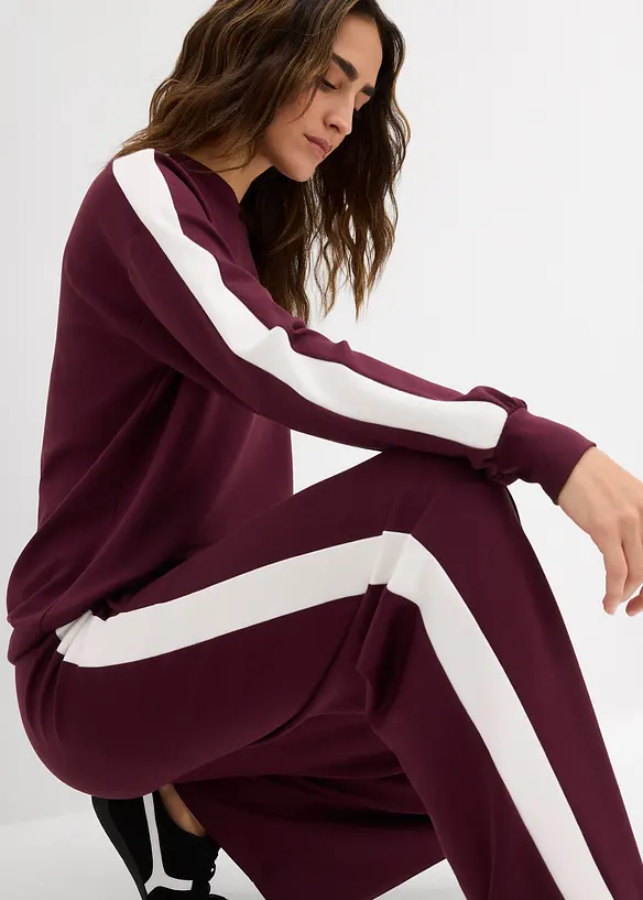 Pantaloni in felpa interlock, bonprix