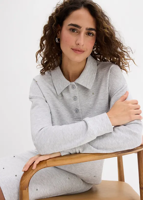 Felpa con piccole borchie, bonprix