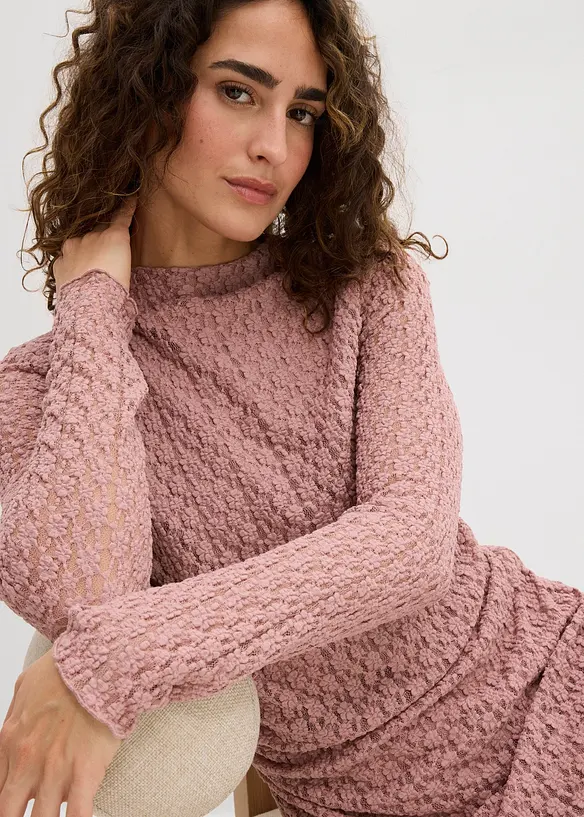 Abito in pizzo con orlo a punte, bonprix