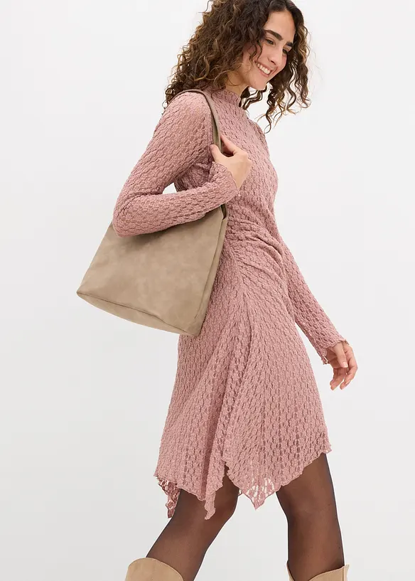 Abito in pizzo con orlo a punte, bonprix