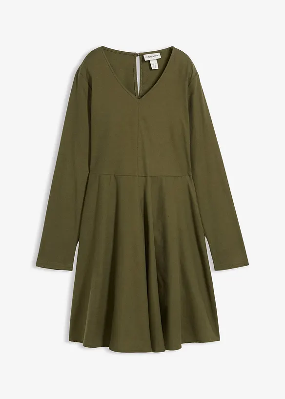 Abito in flanella di puro cotone, bonprix