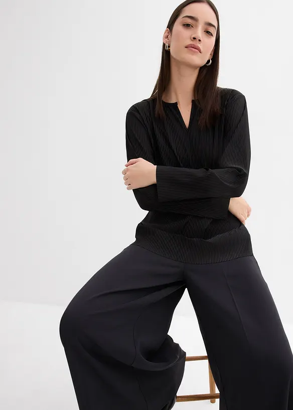 Maglia plissettata, bonprix