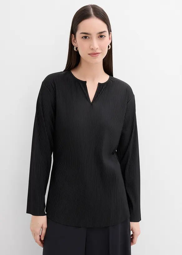 Maglia plissettata, bonprix