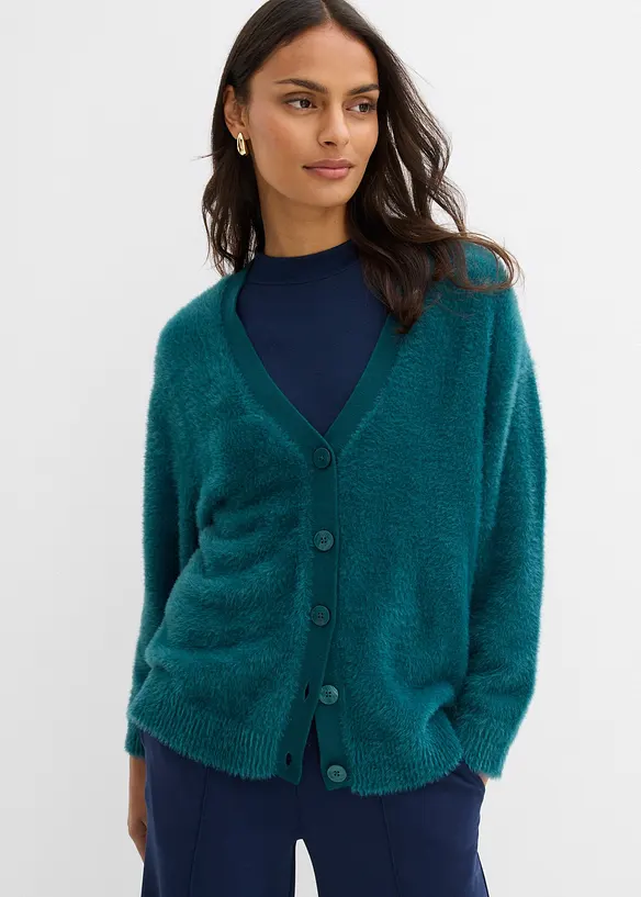 Cardigan in misto viscosa, bonprix