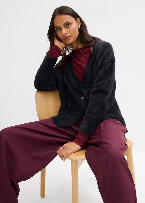 Cardigan in misto viscosa, bonprix