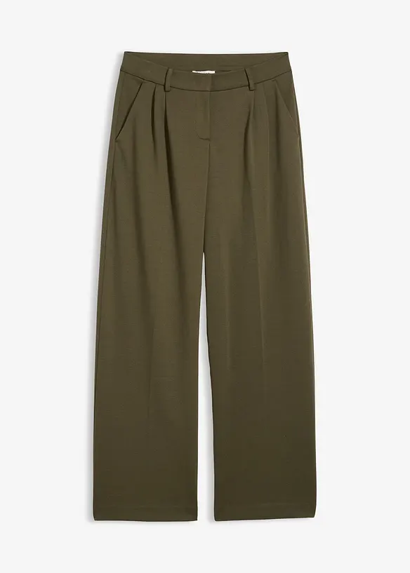 Pantaloni con pinces in misto viscosa, bonprix