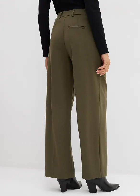 Pantaloni con pinces in misto viscosa, bonprix