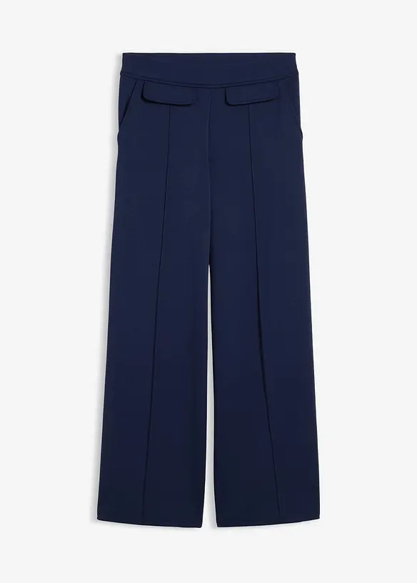 Pantaloni bootcut in misto viscosa leggermente lucido, bonprix