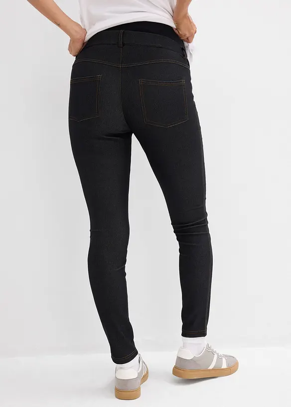 Leggings prémaman effetto jeans elasticizzati, bonprix